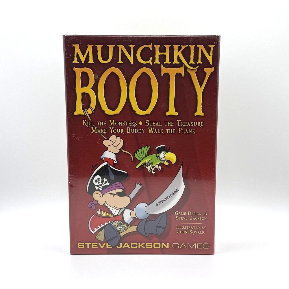 Munchkin Booty Revised Card Game Jackson Games SJG 1459 Stand Alone - New Sealed